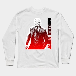 jason statham hand drawing graphic design by ironpalette Long Sleeve T-Shirt